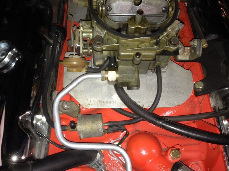 1970 Chevelle SS 396ci TH400 Quadrajet/TCS, Vacuum Hose Routing Team